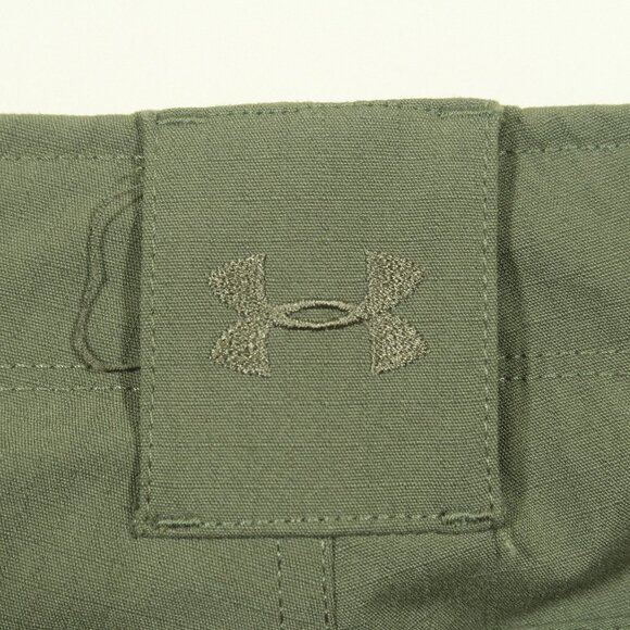 Under Armour Storm Tactical Patrol Cargo Pants Womens 6 Green Ripstop - Picture 4 of 7